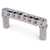 TonePros TPFA Aluminum Tune-o-matic Bridge with Bell Brass Saddles, Nickel