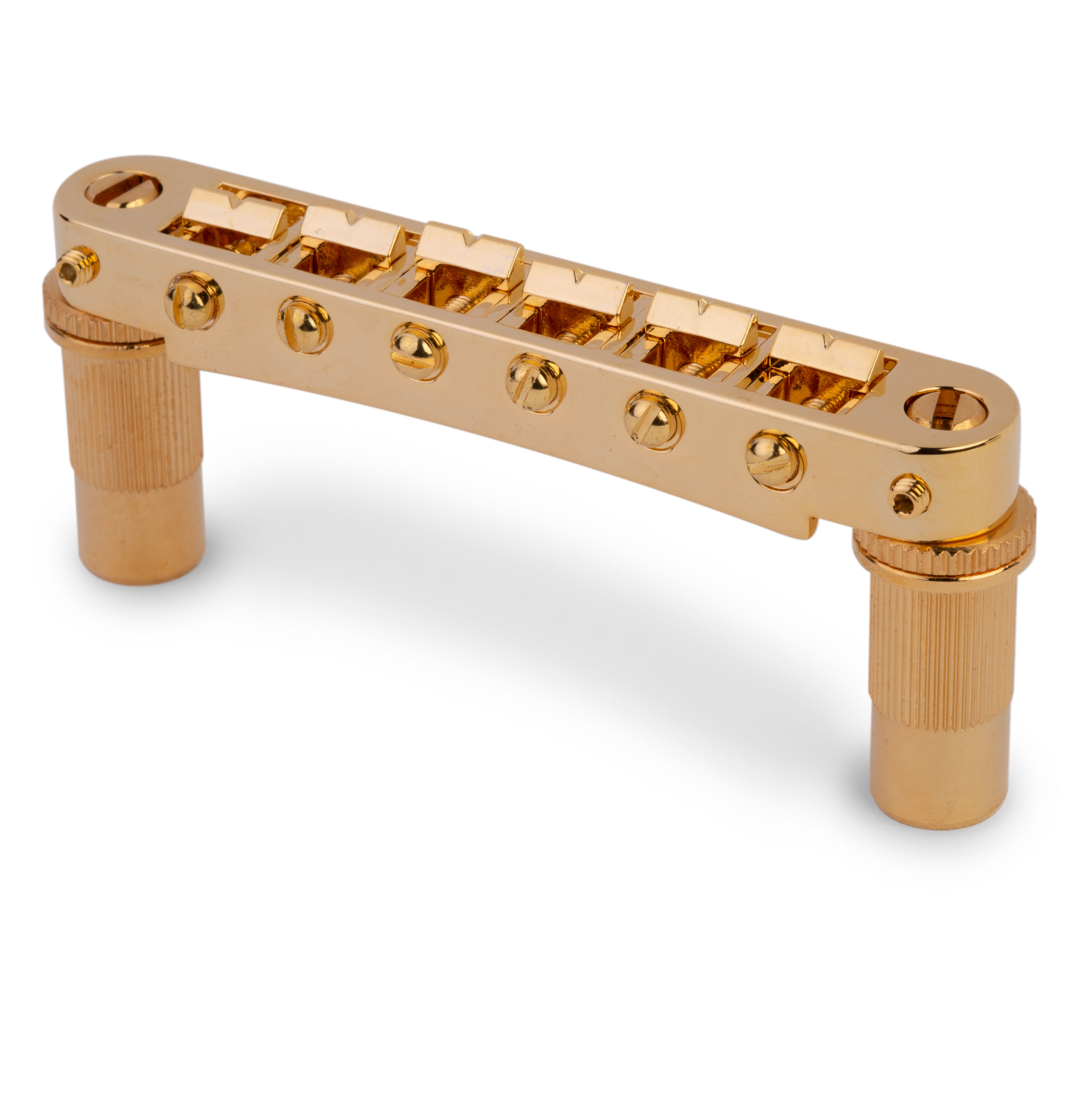 TonePros TPFP Tune-o-matic Bridge, Gold TonePros TPFP Tune-o-matic Bridge, Gold