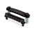 TonePros LPS02 Tune-o-matic Bridge and Tailpiece Set, Black, Un-notched