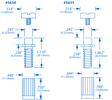 TonePros SS1 Standard Locking Studs