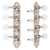 Grover A-Style 409 Mandolin Tuning Machines, Nickel, 4L/4R