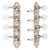 Grover A-Style 409 Mandolin Tuning Machines, Nickel, 4L/4R