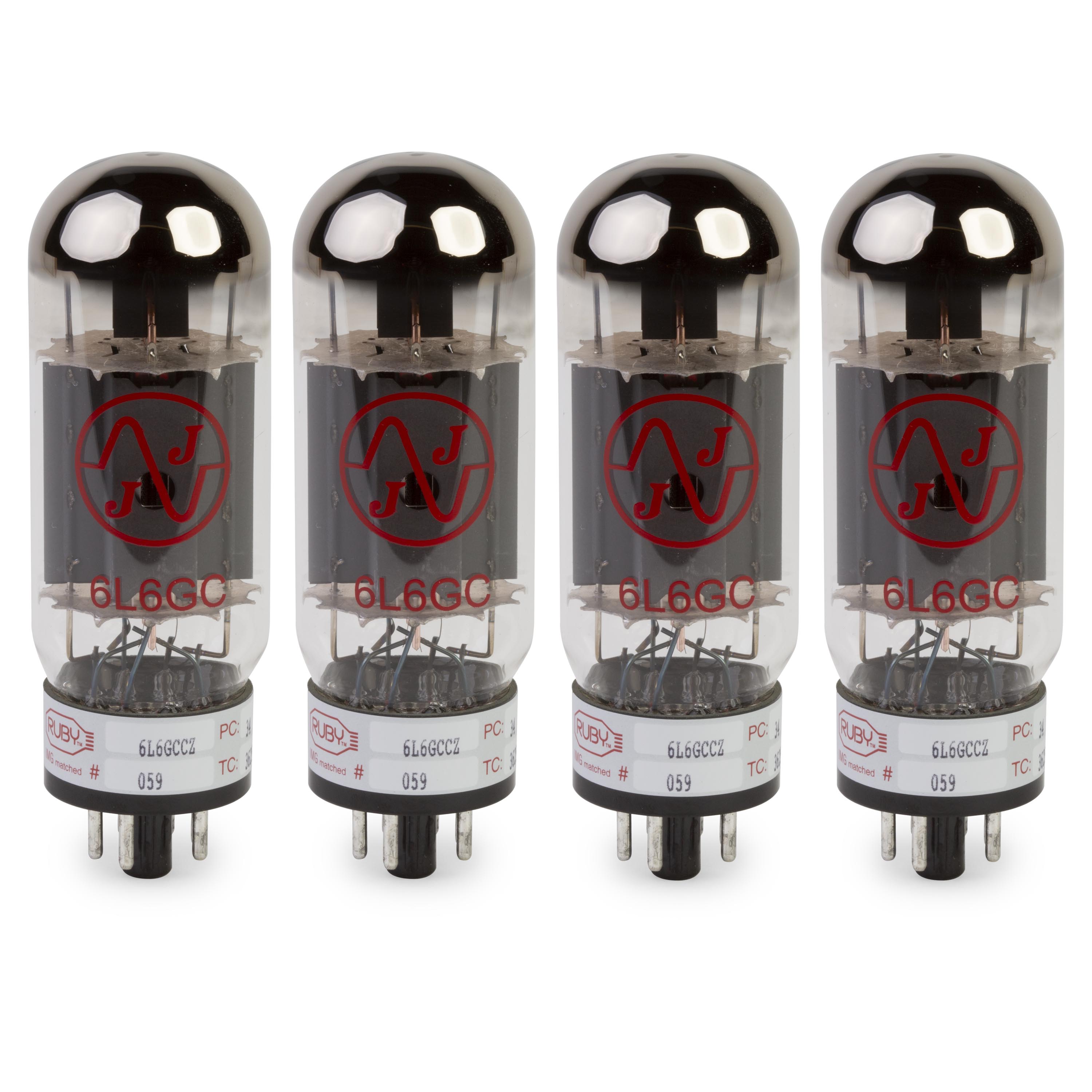 JJ 6L6GCCZ Power Tube, Matched Quad JJ 6L6GCCZ Power Tube, Matched Quad