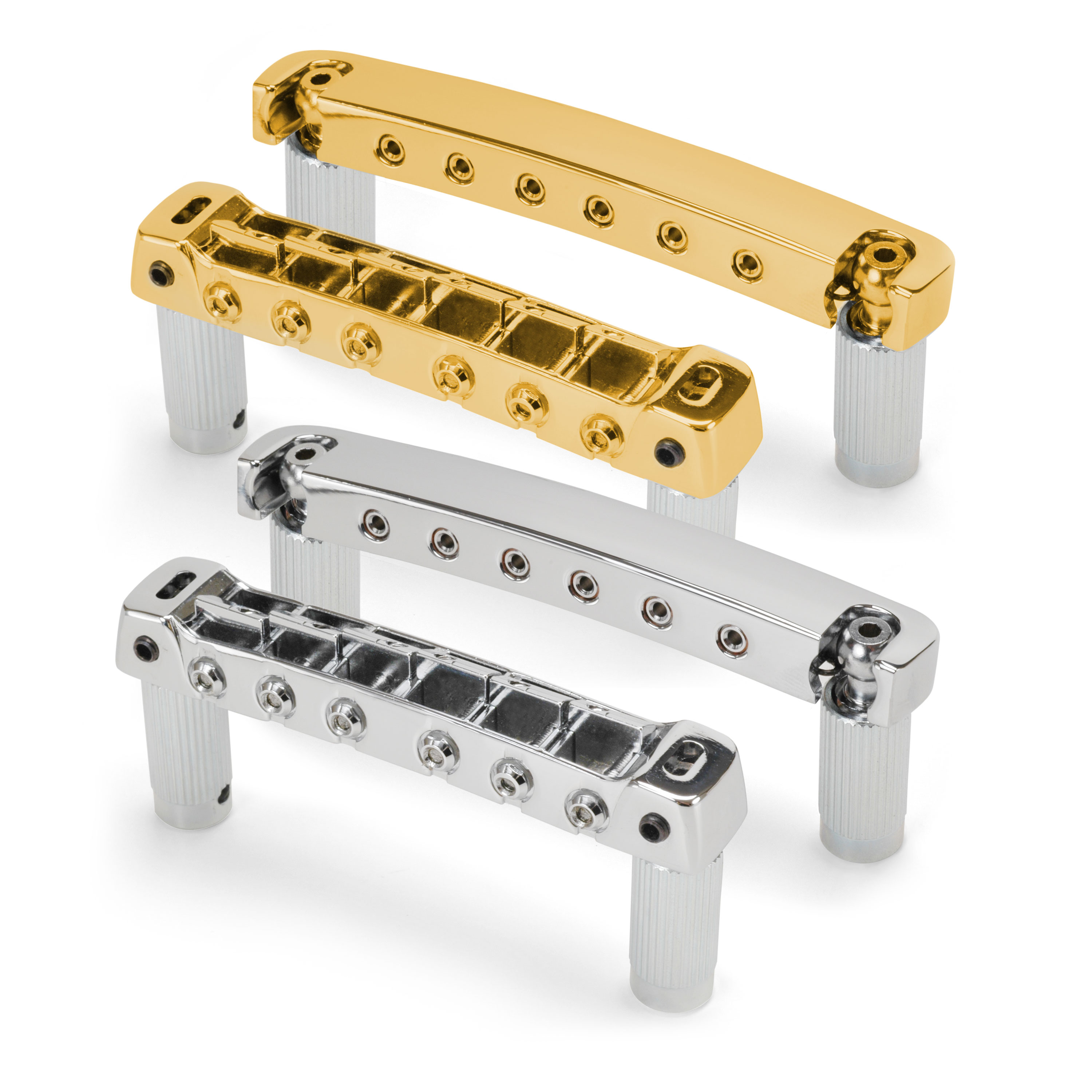 Gotoh 510 Bridge and Tailpiece, Tailpiece only, chrome