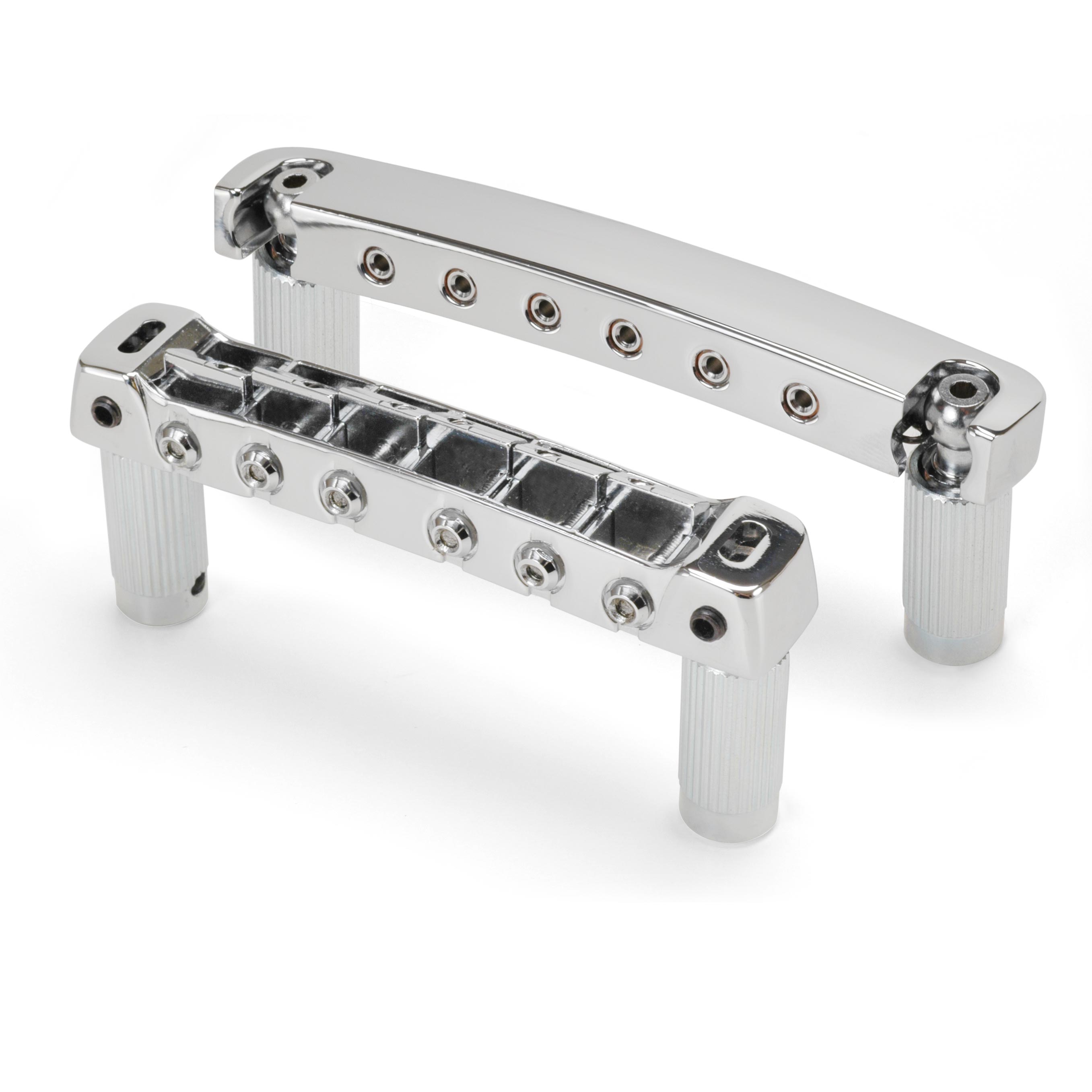 Gotoh 510 Bridge and Tailpiece, Bridge and Tailpiece, chrome Gotoh 510 Bridge and Tailpiece, Bridge and Tailpiece, chrome