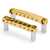 Gotoh 510 Bridge and Tailpiece, Bridge and Tailpiece, gold