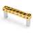 Gotoh 510 Bridge and Tailpiece, Bridge only, gold