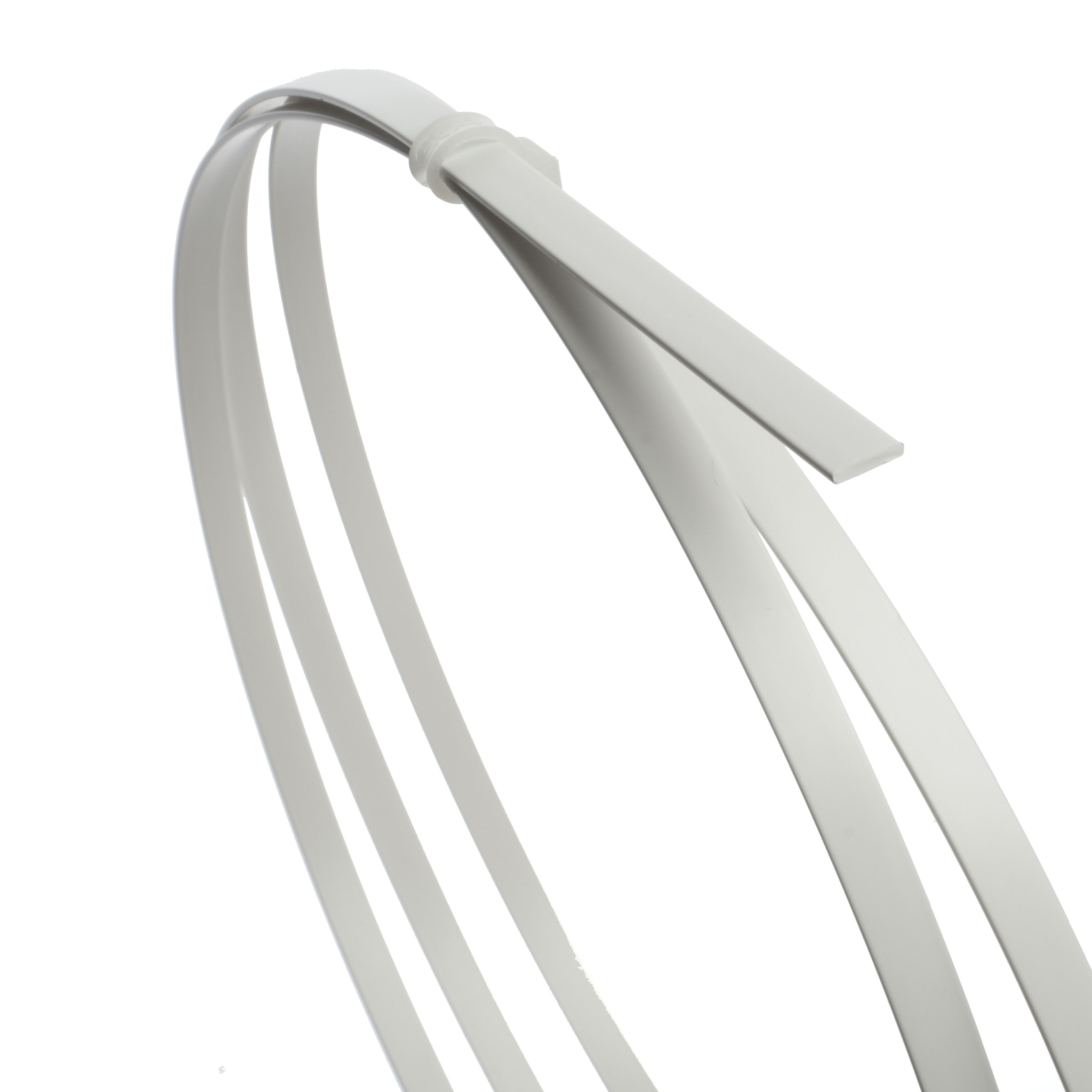 white plastic binding