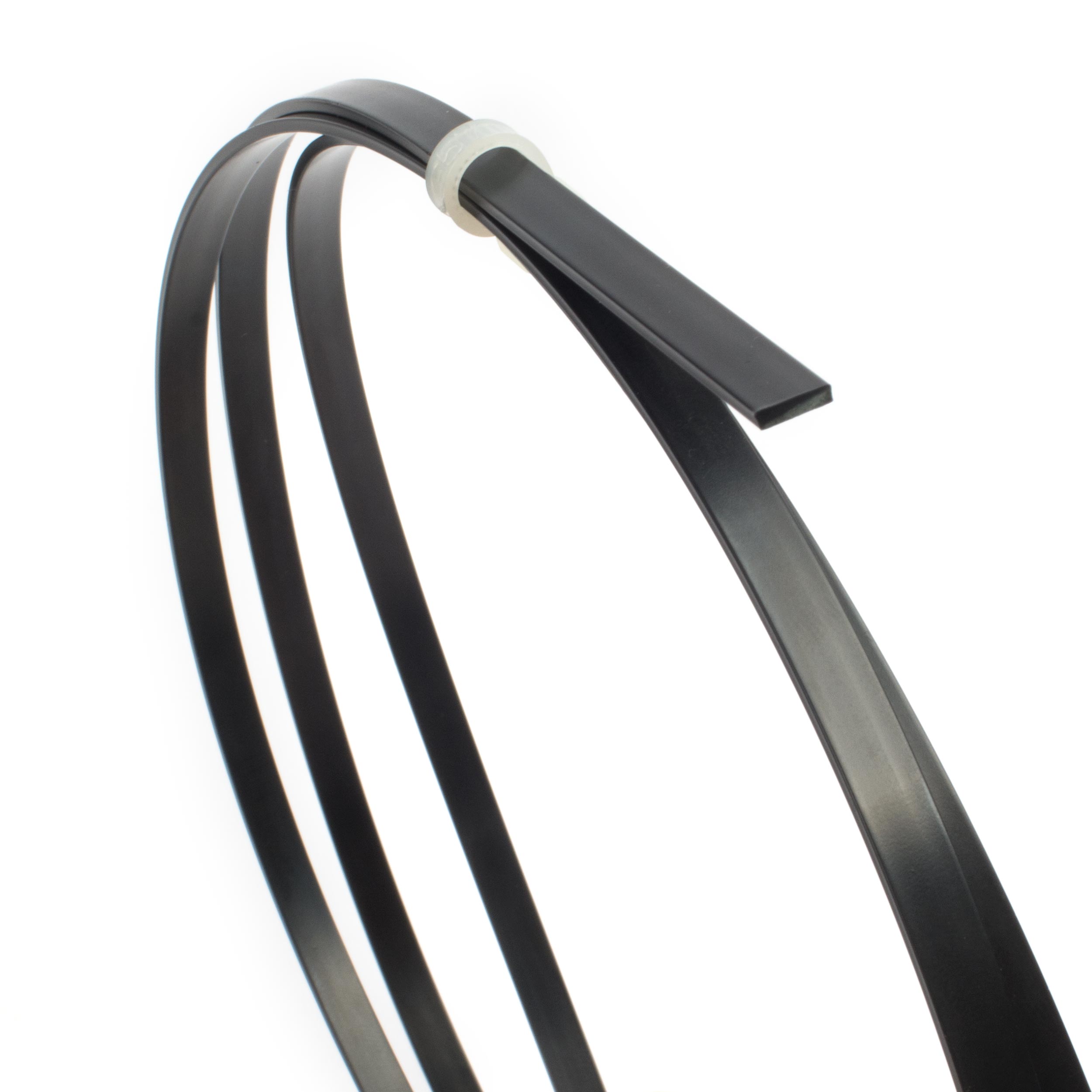 Black Plastic Binding, .010 Black Plastic Binding, .010