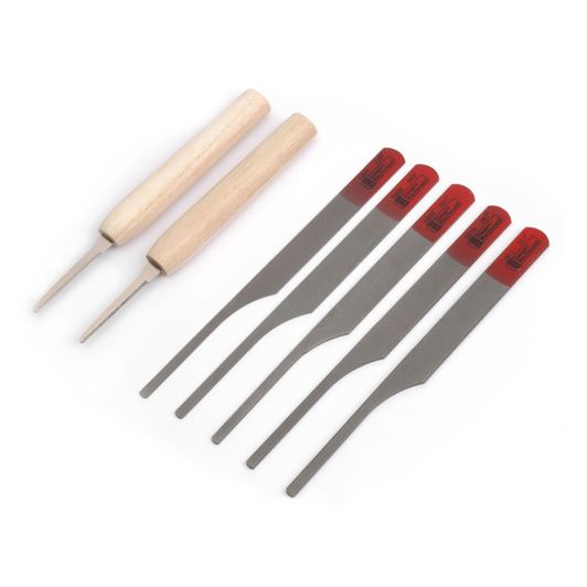 Bridge Pin Hole Slotting Saws + Files StewMac