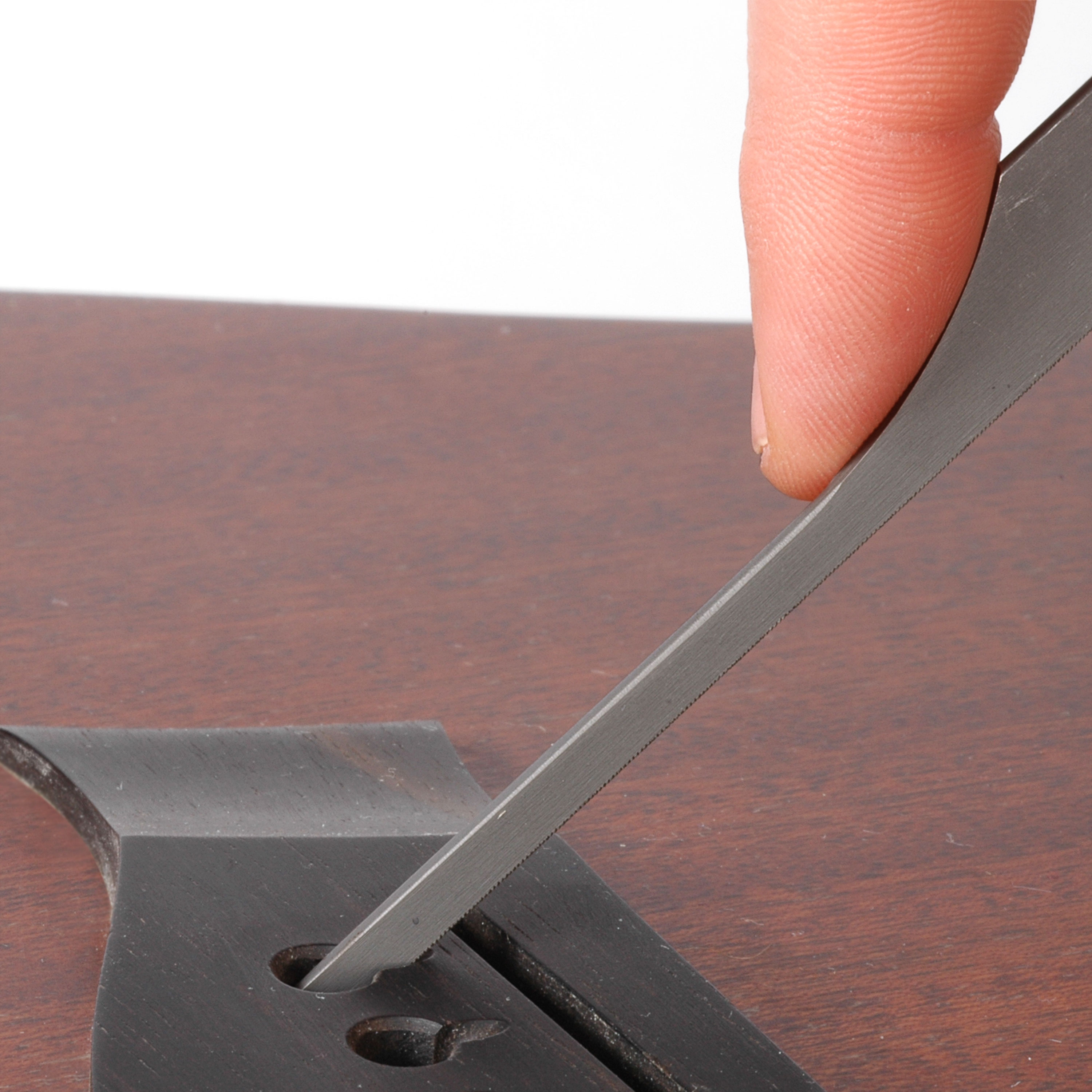 Bridge Pin Hole Slotting Saws + Files StewMac