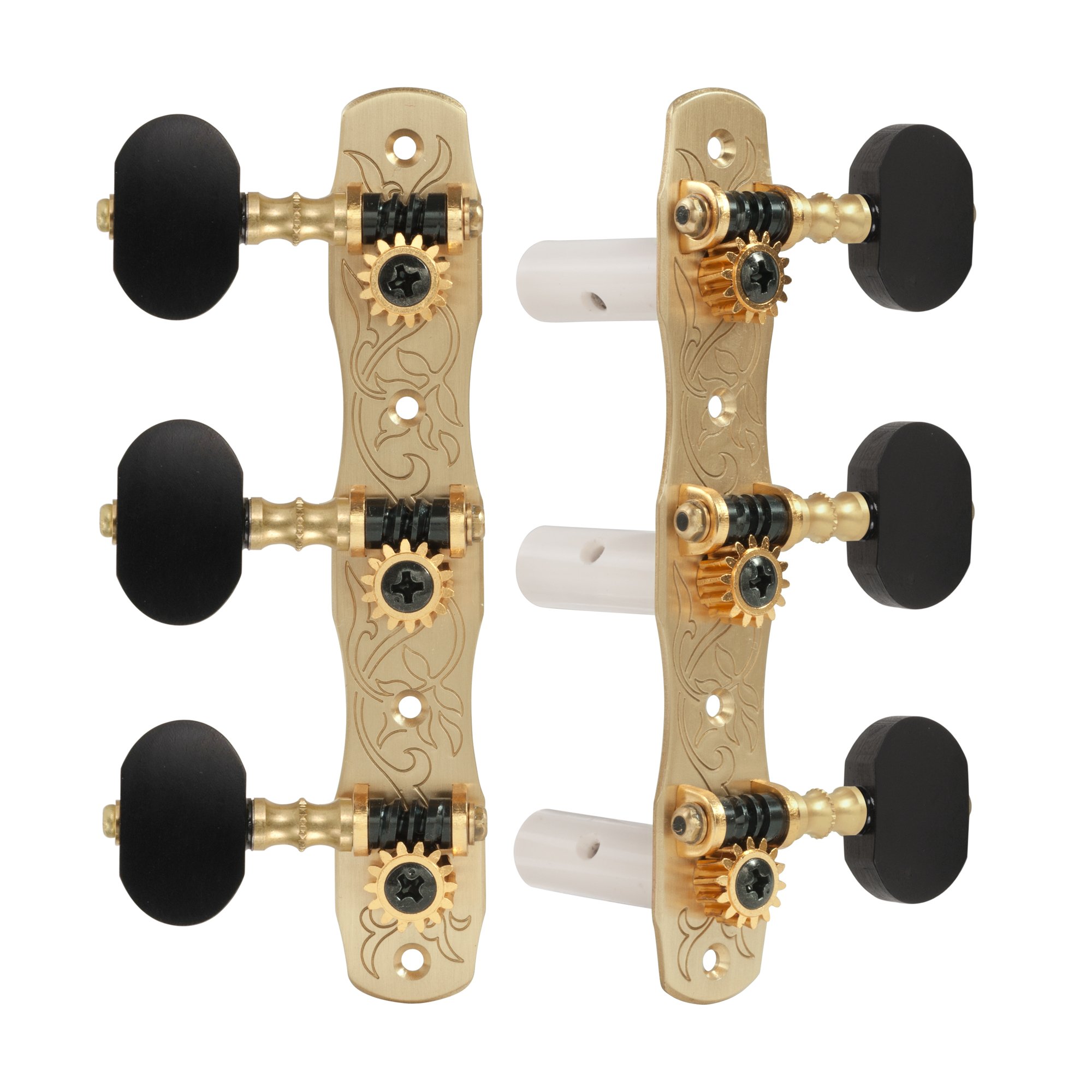 Gotoh Classical Guitar Tuners, With ebony knobs Gotoh Classical Guitar Tuners, With ebony knobs