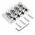 Hipshot 4-String Bass Bridge, Chrome