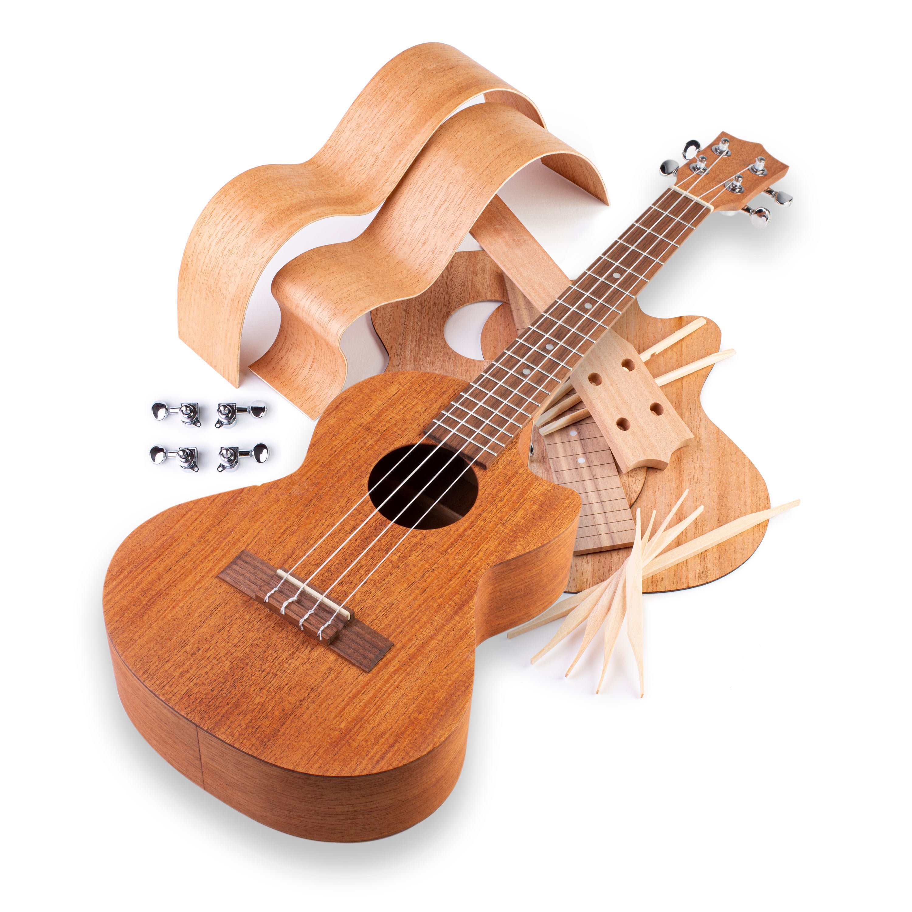 på en ferie let Blive gift StewMac Cutaway Ukulele Kits - StewMac