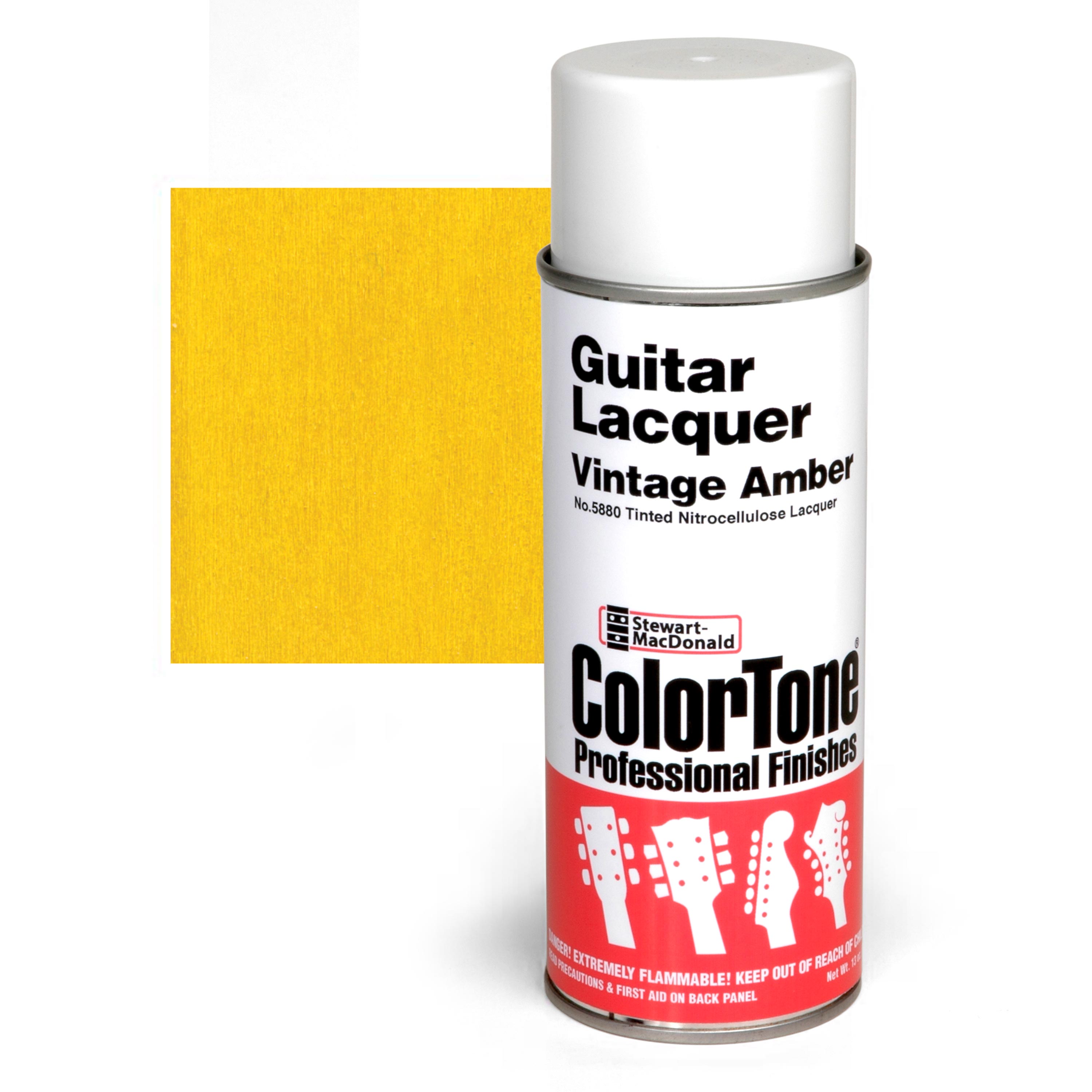 Colortone Metallic Aerosol Guitar Lacquer, Antique Gold from StewMac. Colortone