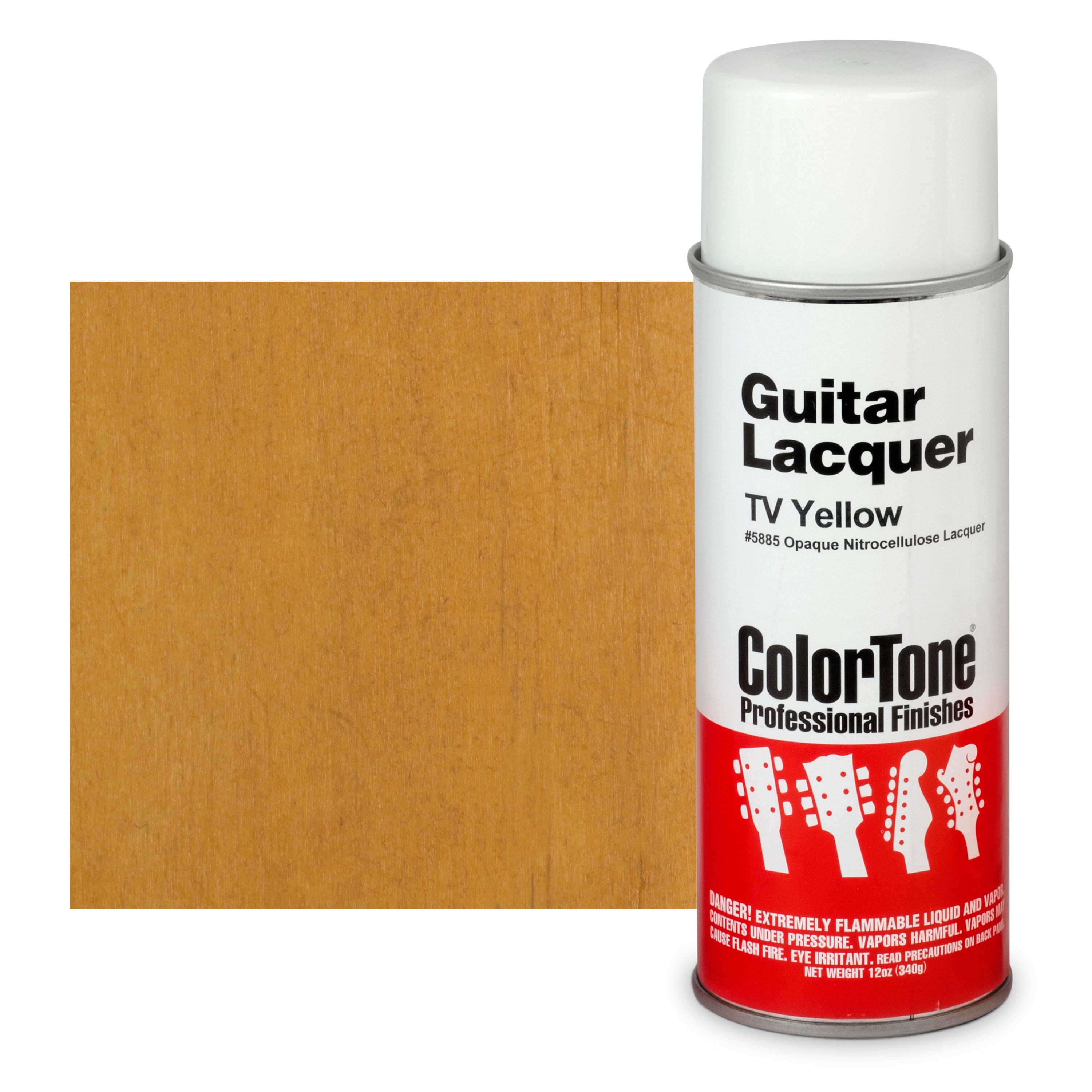 ColorTone Aerosol Guitar Lacquer, TV Yellow