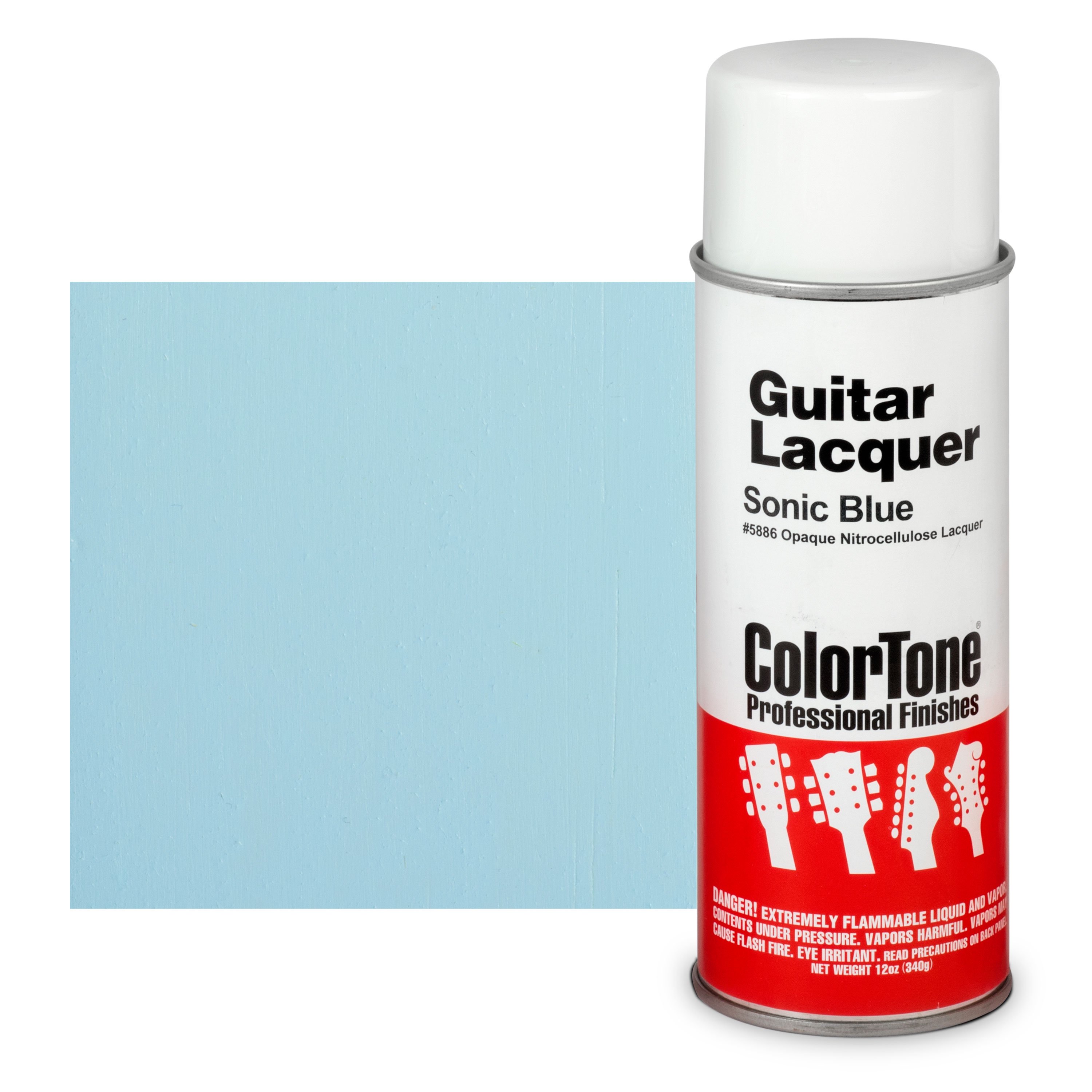 Colortone 50s Classic Colors Aerosol Guitar Lacquer, Sonic Blue