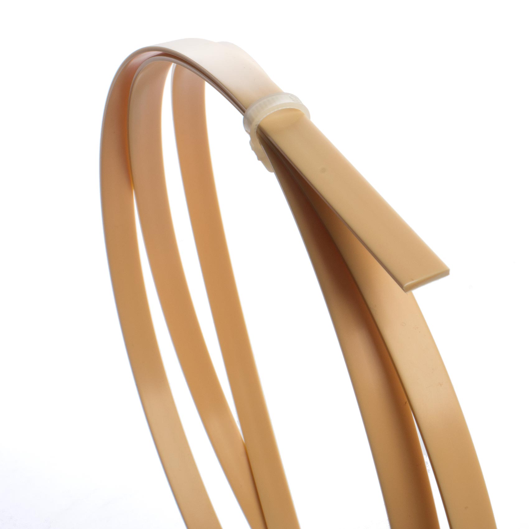 Cream Plastic Binding, .020 Cream Plastic Binding, .020
