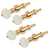 Five-Star Banjo Tuning Pegs, Ivoroid Knob on Gold, Set of 4