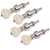 Five-Star Banjo Tuning Pegs, Cream Knob on Nickel, Set of 4