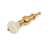 Individual Five-Star Banjo Tuning Peg, Cream Knob on Gold, Single Tuner