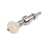 Individual Five-Star Banjo Tuning Peg, Cream Knob on Nickel, Single Tuner