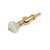 Individual Five-Star Banjo Tuning Peg, Vintage Pearloid Knob on Gold, Single Tuner