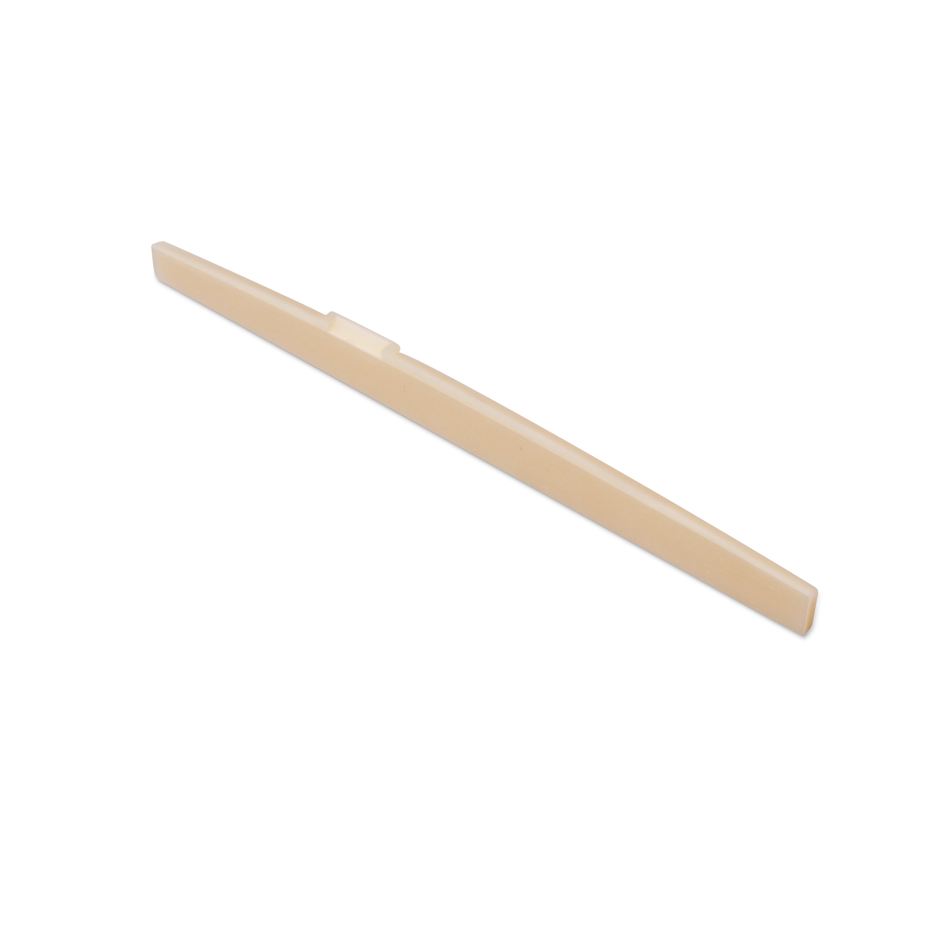 Knochen-Steg Stegeinlage bone saddle 76 x 3 vintage ungebleicht unbleached aged 