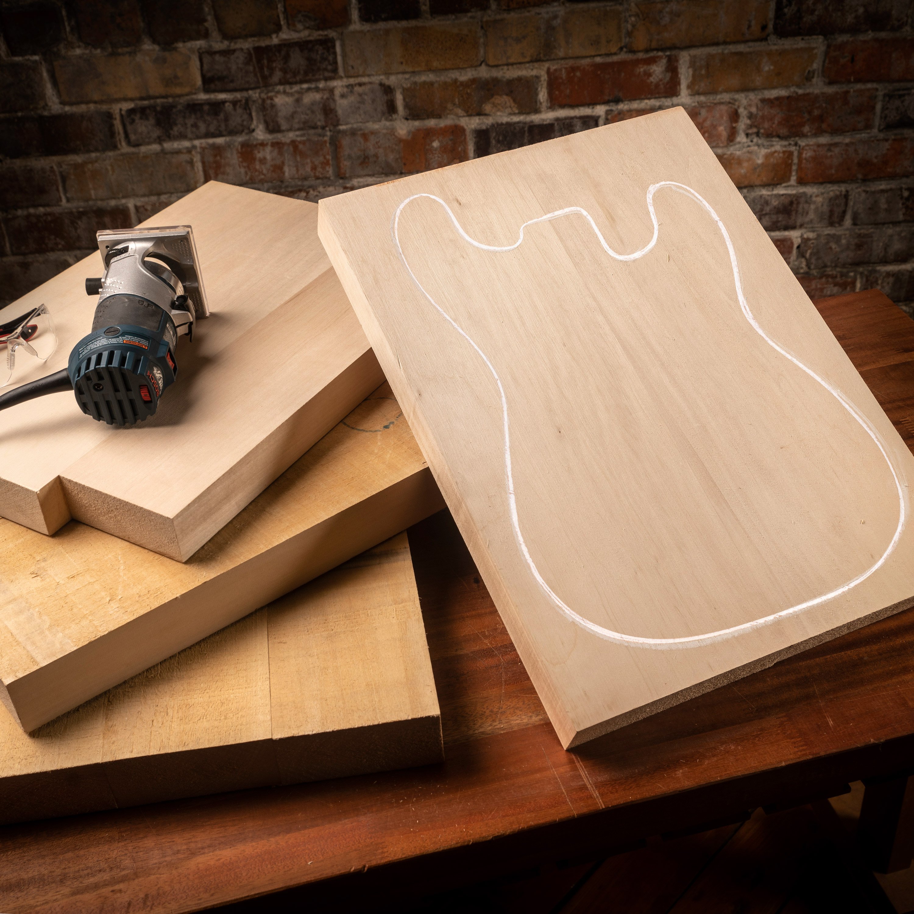 Basswood Body Blank - StewMac