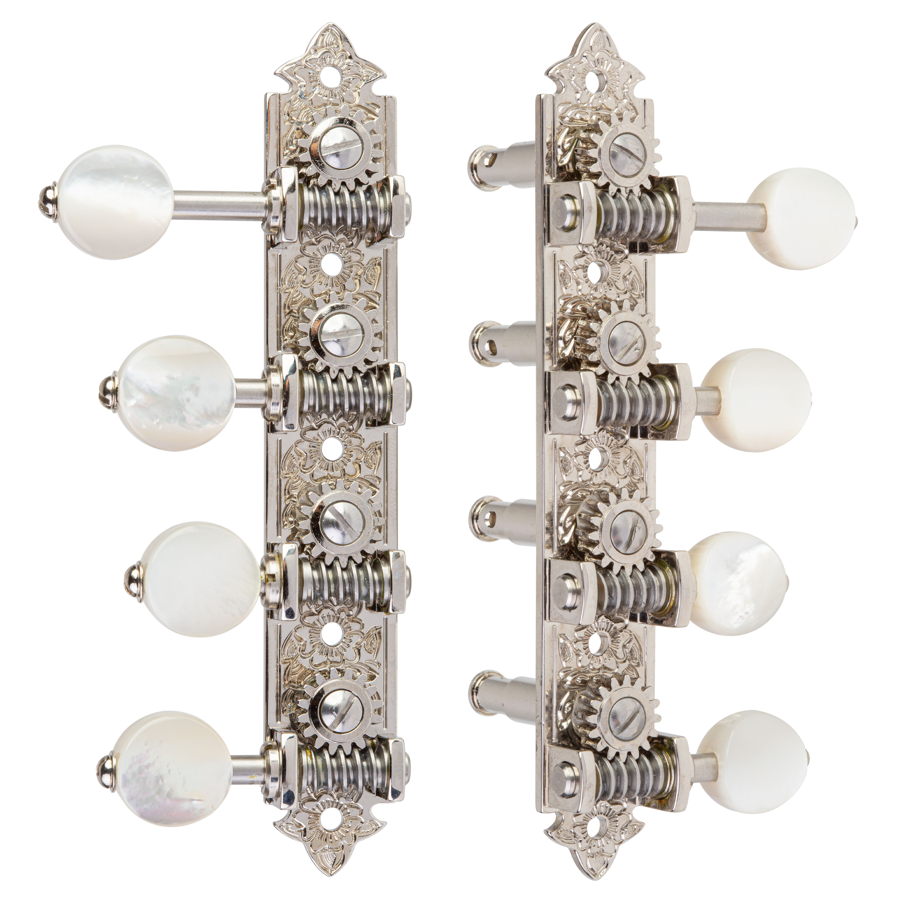 Waverly F-style Mandolin Machines with Pearl Knobs