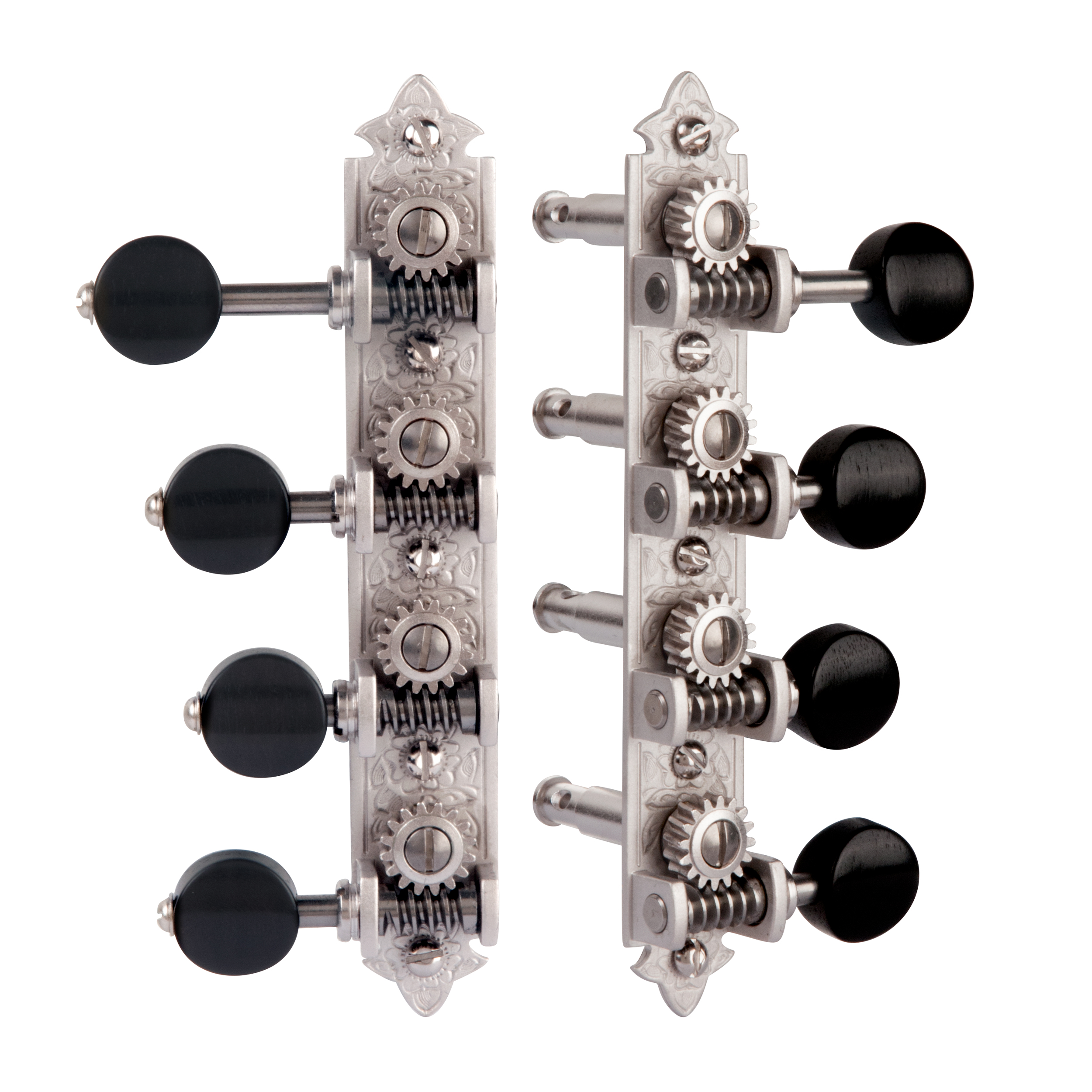 Waverly F style Mandolin Machines with Ebony Knobs StewMac