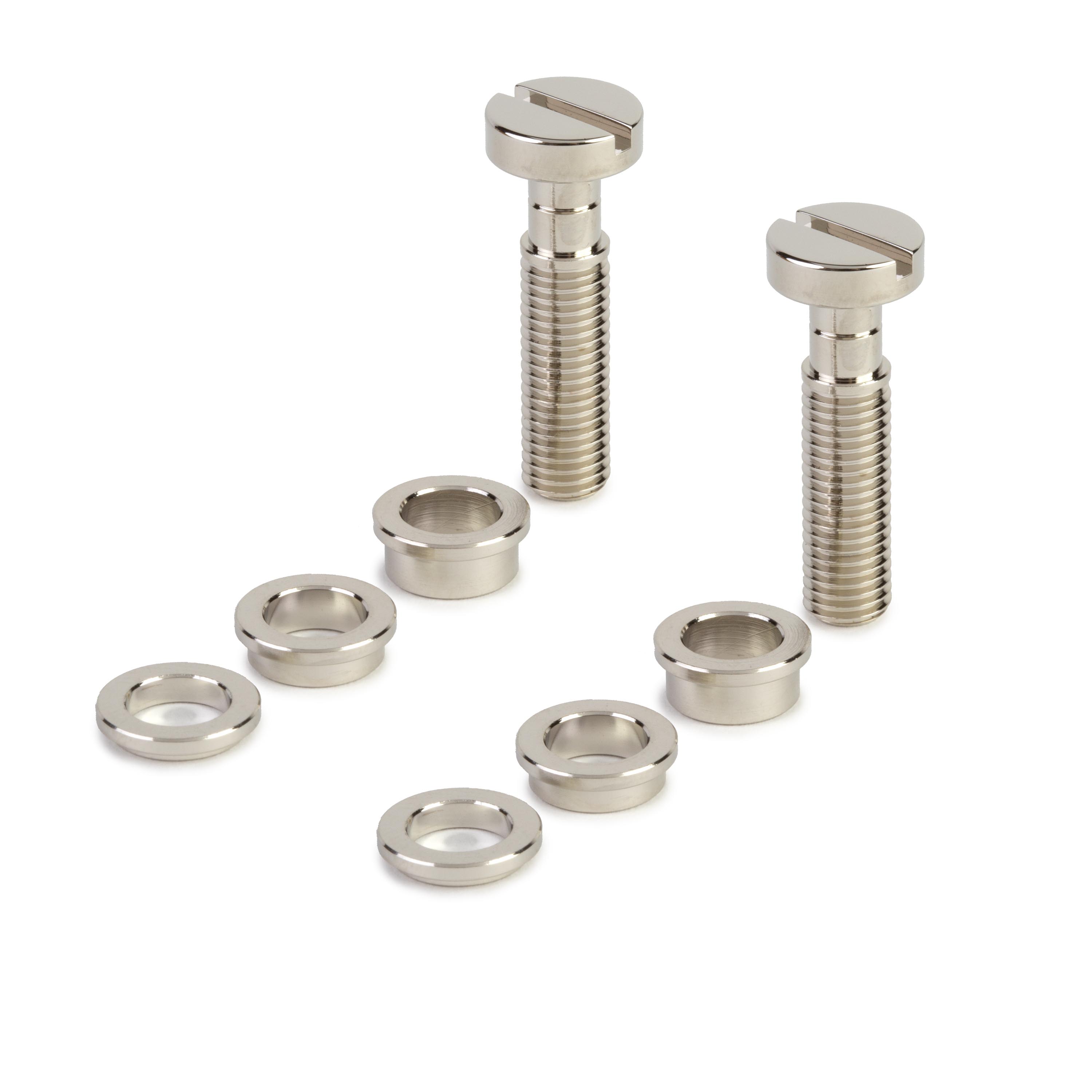 Coupler Tailpiece Locking System, Nickel - M8 x 1.25, Set of 2 Coupler Tailpiece Locking System, Nickel - M8 x 1.25, Set of 2