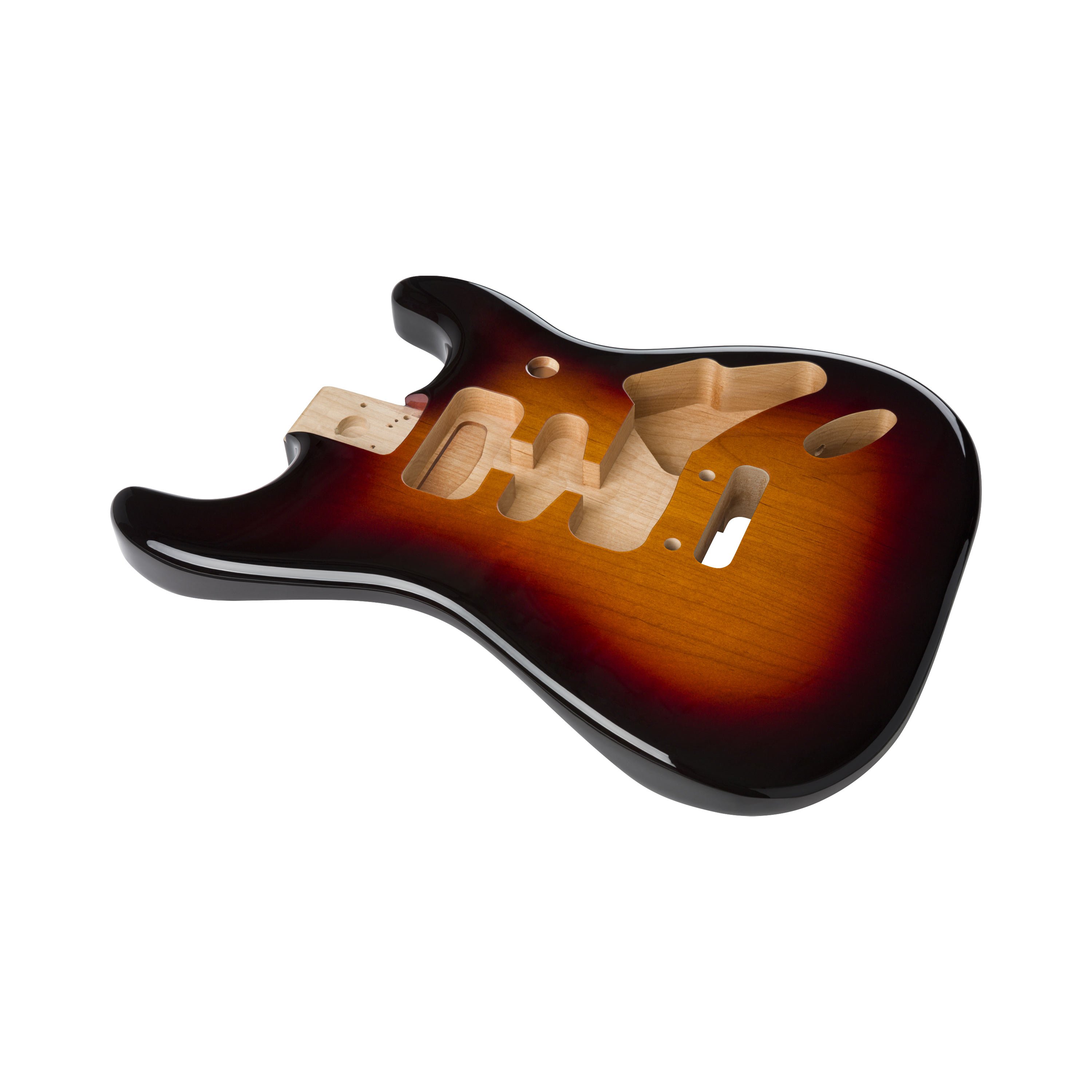 Fender Deluxe Stratocaster Body, 3-Color Sunburst