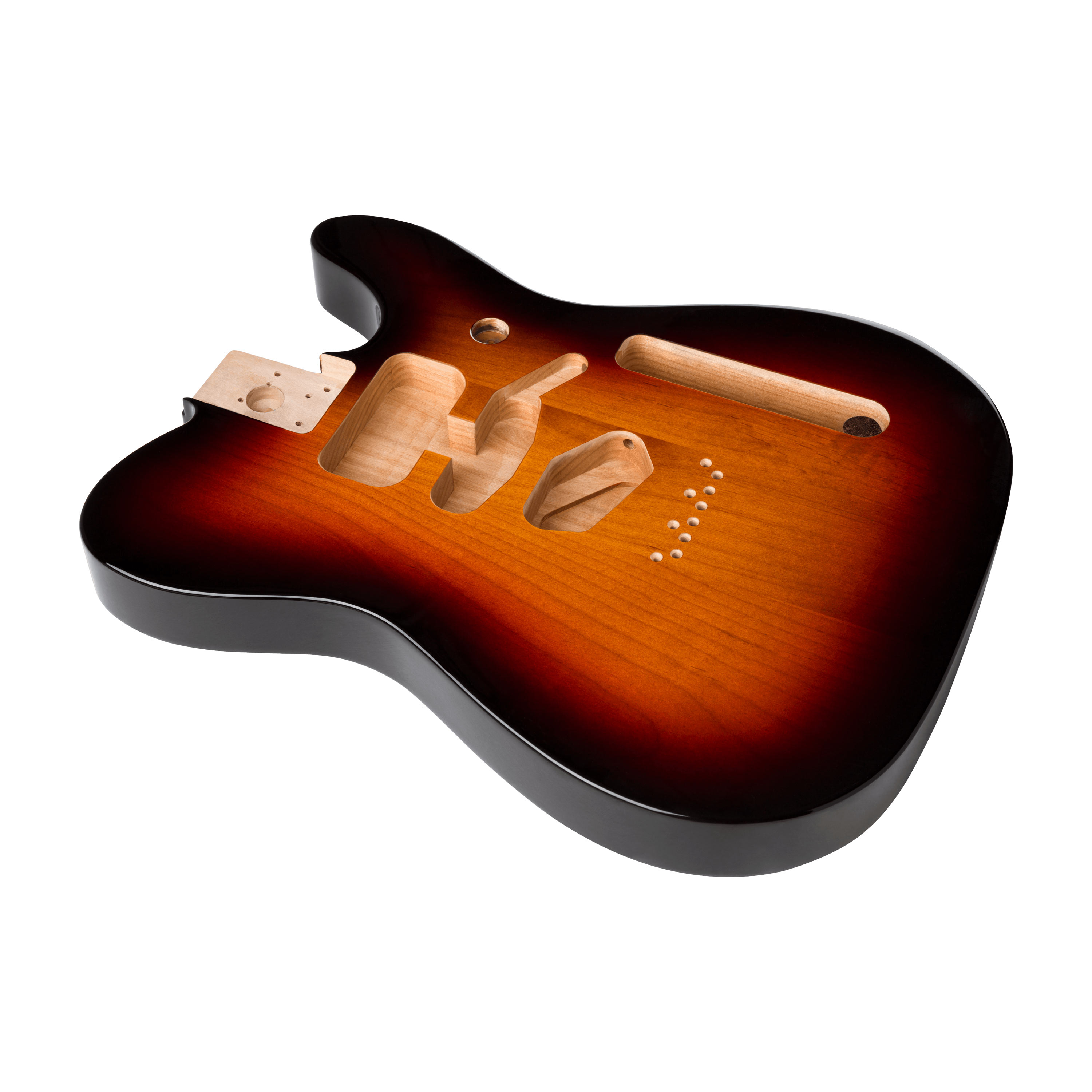 Fender Deluxe Telecaster Body, 3-Color Sunburst, 3-Color Sunburst
