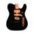 Fender Deluxe Telecaster Body, Black