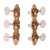 Sloane Classical Guitar Machines with Stippled Bronze Baseplates, Pearloid knobs