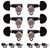 Gotoh Magnum Lock-Trad 3+3 Tuners, Black