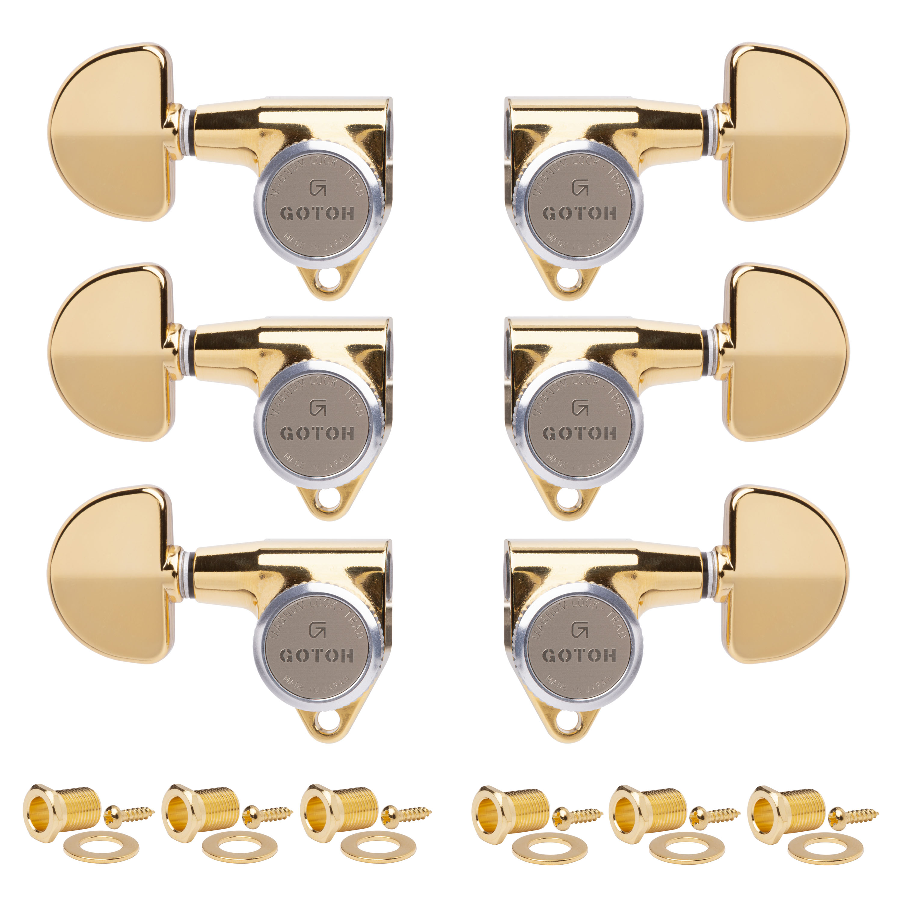 Gotoh Magnum Lock-Trad 3+3 Tuners - StewMac