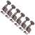 Gotoh Mini 510 Locking 6-In-Line Tuners, Cosmo black