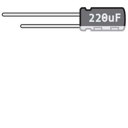 Capacitors for Amps and Pedals, 220uF, 50v electrolytic Capacitors for Amps and Pedals, 220uF, 50v electrolytic
