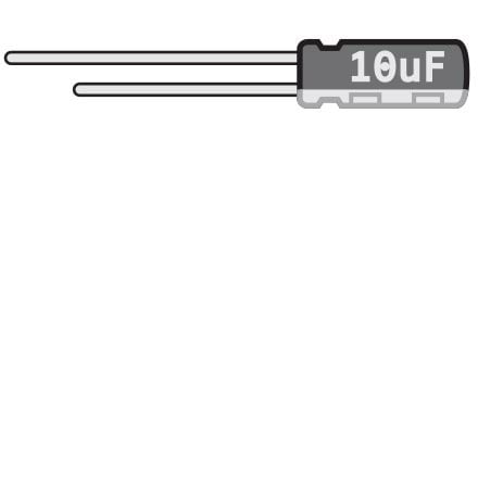 Capacitors for Amps and Pedals, 10uF, 35v electrolytic Capacitors for Amps and Pedals, 10uF, 35v electrolytic