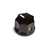 Pedal Knobs, Black, Mini Fluted