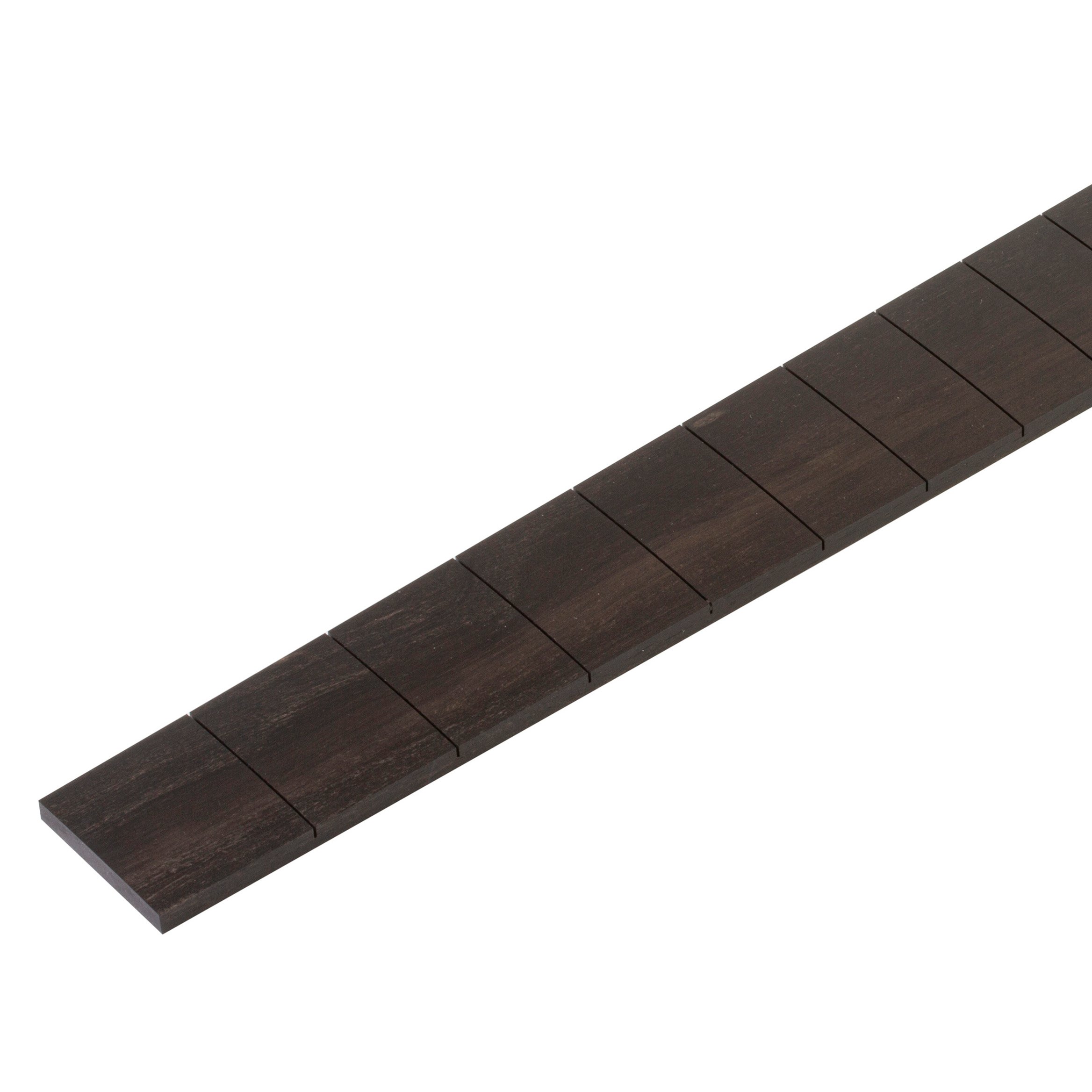 Ebony Custom Shop Fingerboard, 25.4", 1-5/8" N, 2" S, Dark