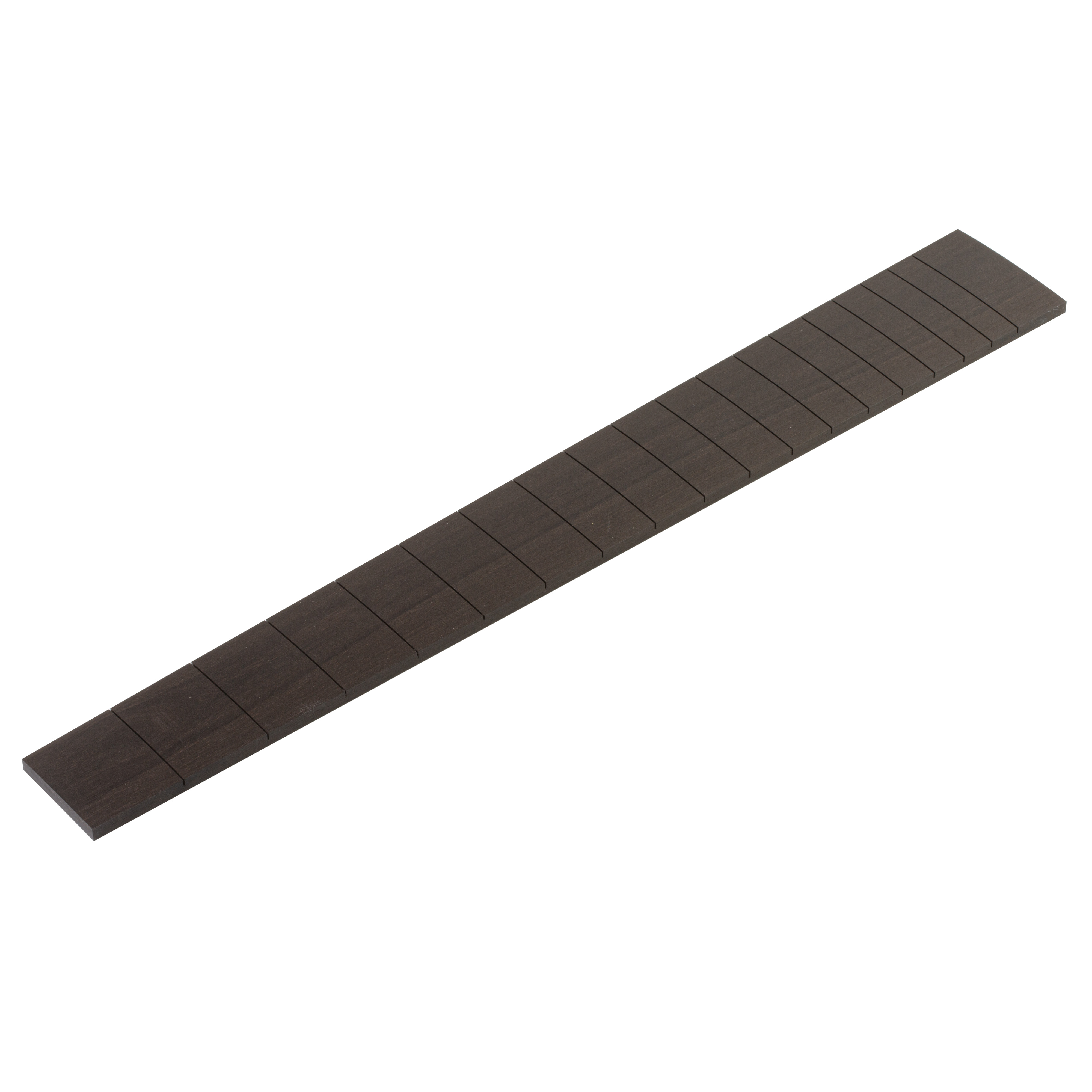 Ebony Custom Shop Fingerboard, 24.9", 1-5/8" N, 2-1/8" S