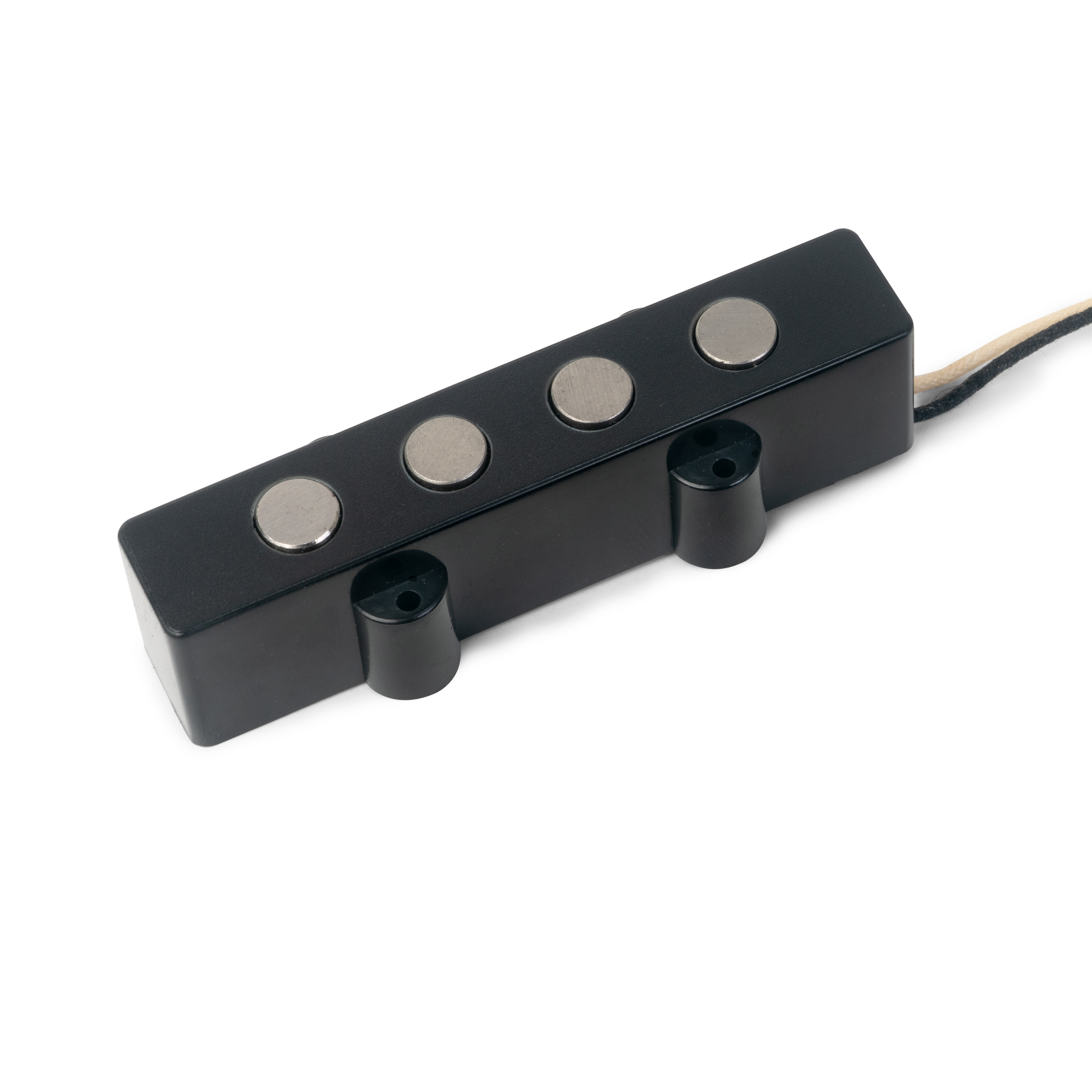 StewMac Fat Pole Pickups for Jazz Bass, Neck Position, Black Cover StewMac Fat Pole Pickups for Jazz Bass, Neck Position, Black Cover