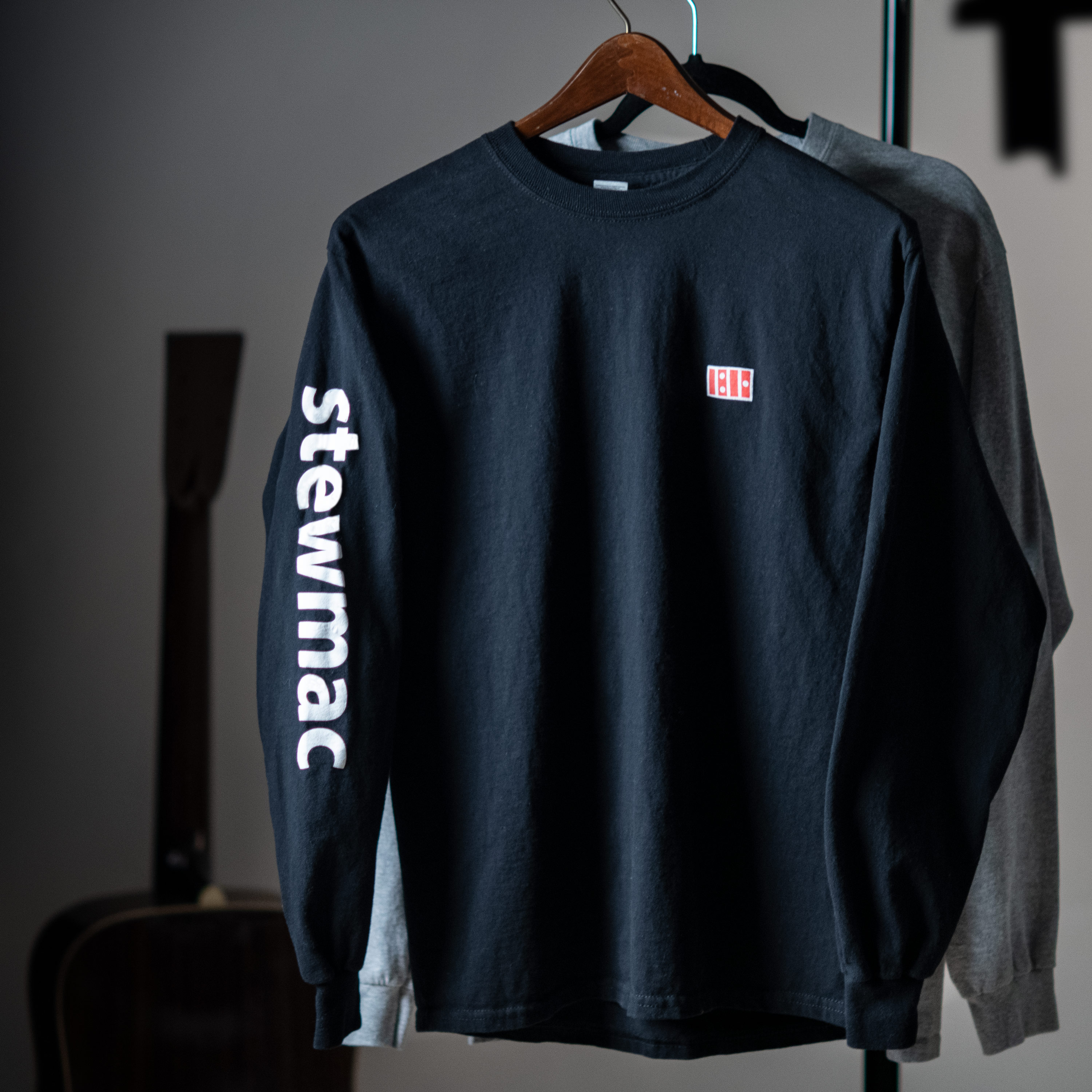 StewMac Long Sleeve T-Shirt, Black