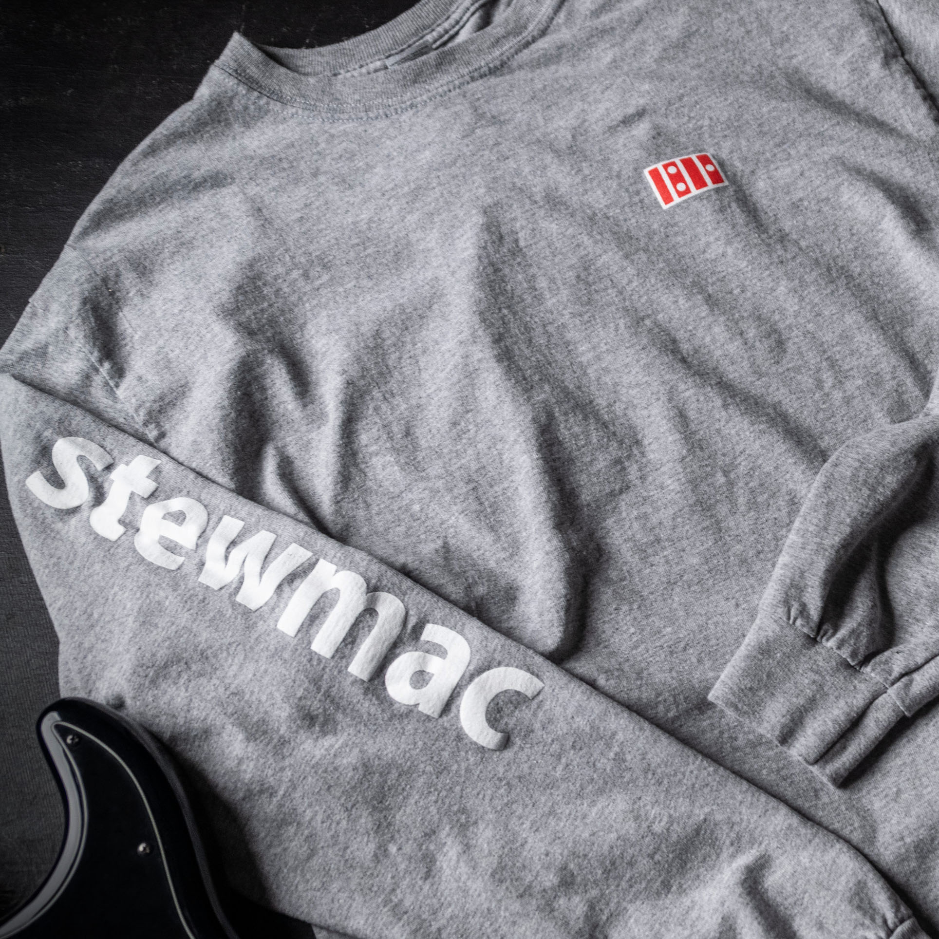 StewMac Long Sleeve T-Shirt, Gray