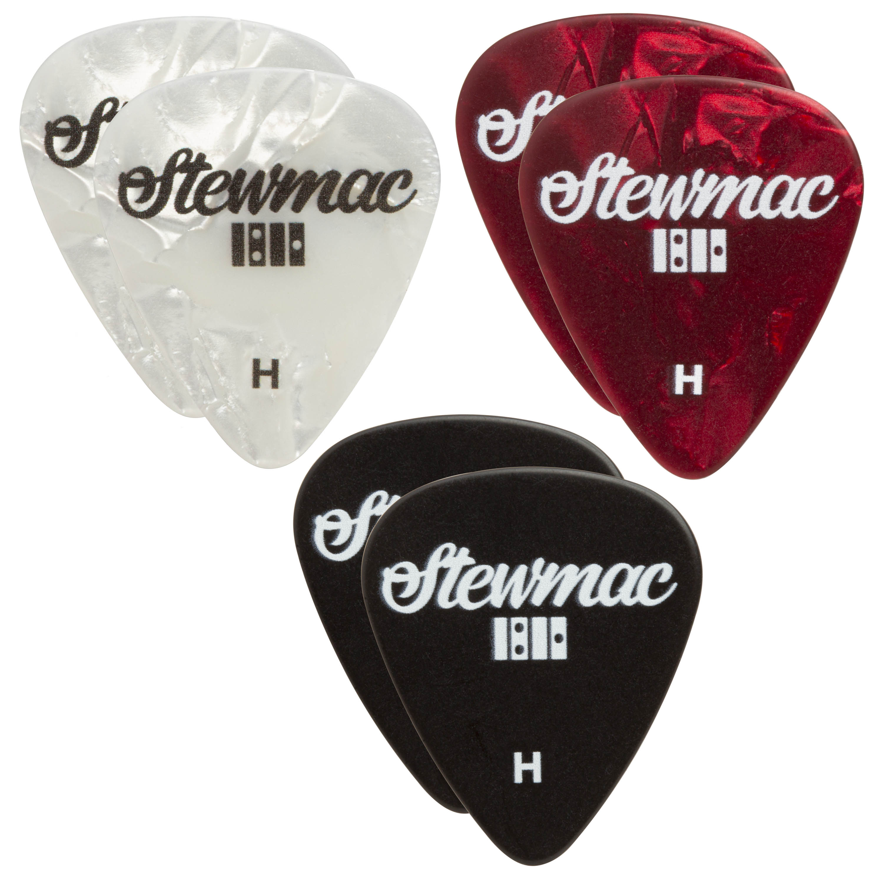 StewMac Pick Collection No.2, Heavy - 6 pack StewMac Pick Collection No.2, Heavy - 6 pack