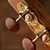 Sloane Classical Guitar Tuners with Snakewood Knobs and Flower Baseplates