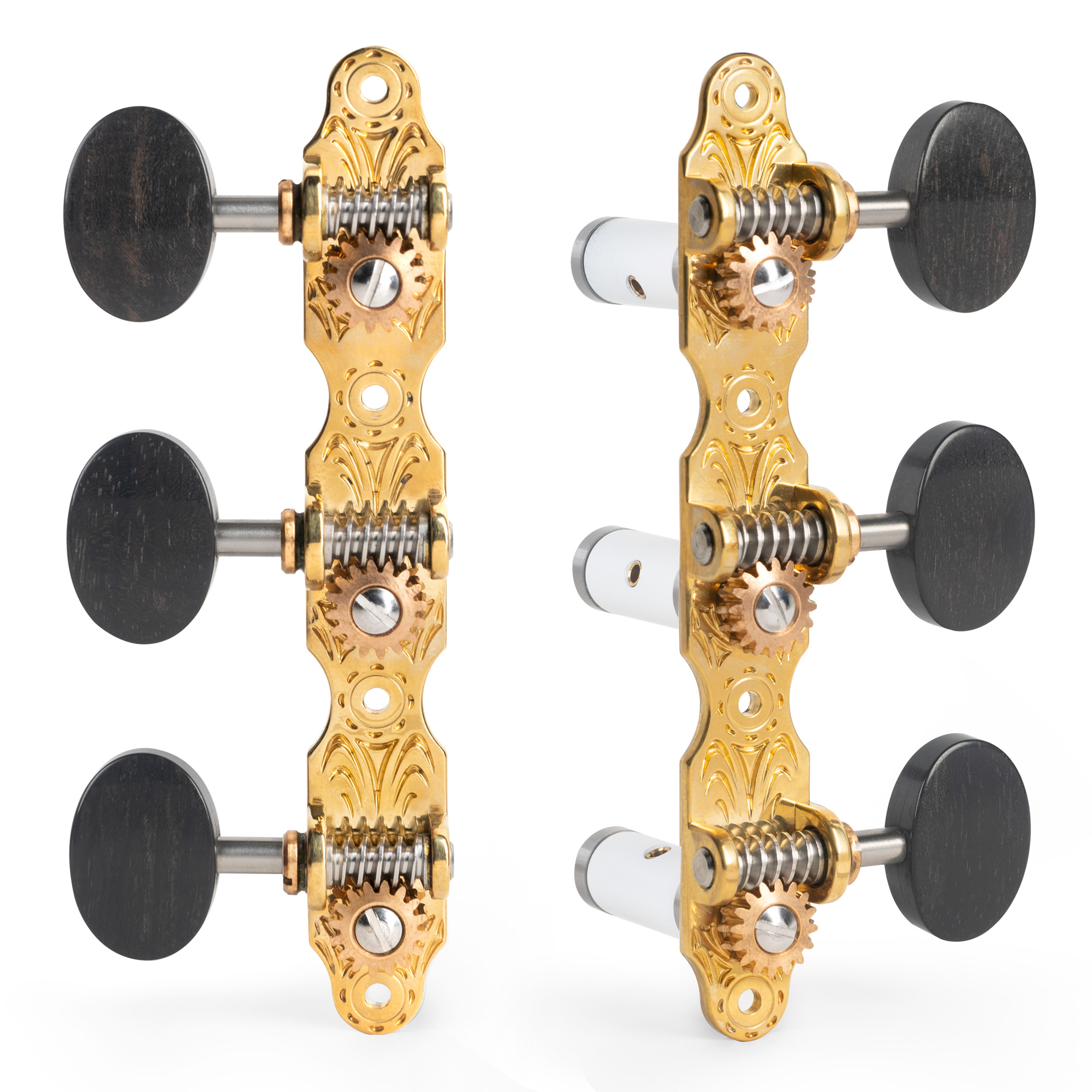 Sloane Classical Guitar Tuners with Ebony Knobs and Deco